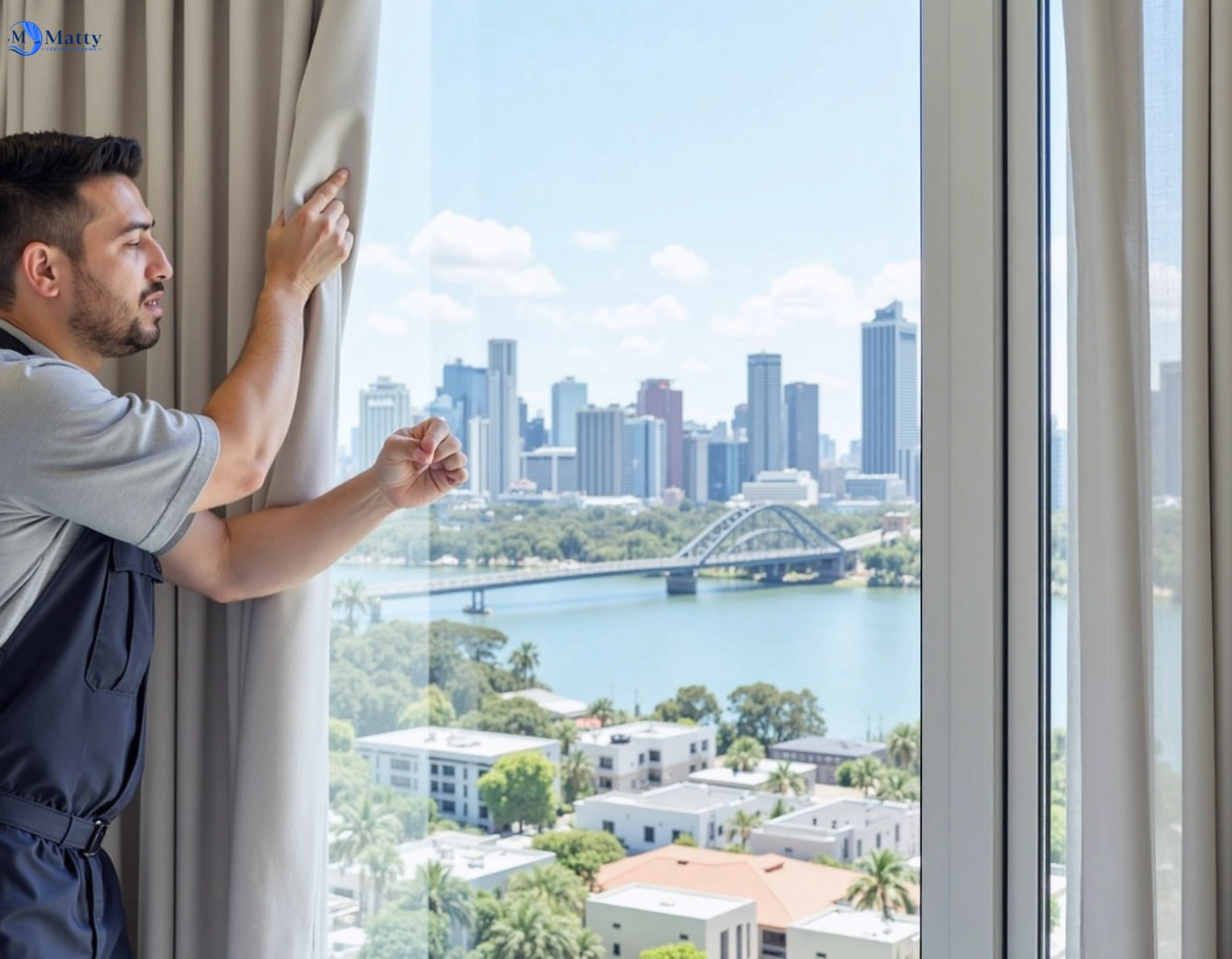 Professional curtain steam cleaning service kings-cross-nsw QLD by Fresho Curtain Cleaning